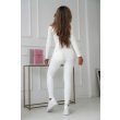 Legginsy modelujące / wysoki stan / PRĄŻKI WHITE /  S - M - L - XL